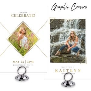 Graphic Corners Grad Cards