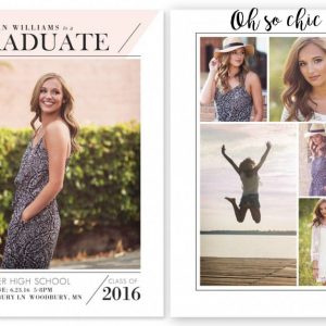 Oh So Chic 4 Grad Cards