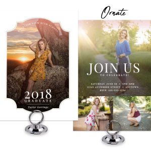 Ornate Grad Cards