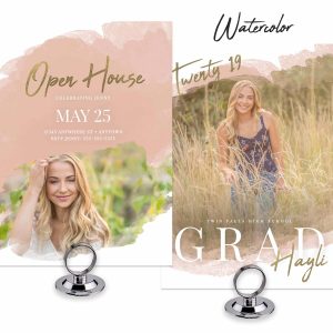 Watercolor Grad Cards