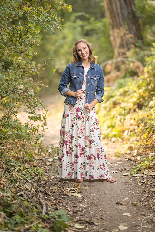 hidden springs idaho nature trail location for high school senior pictures